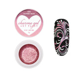 Daily Charme Glittery Art Gel / Rose Pink Potted Nail Polish Gel