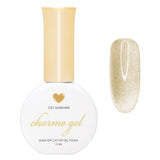 Charme Gel / Cat Eye Gel C01 Sunshine Gold Shimmer Glitter Galaxy Nail
