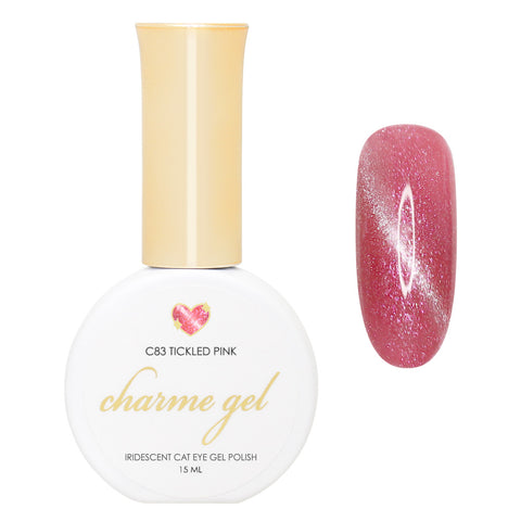 Charme Gel / Cat Eye C83 Tickled Pink Shimmer Polish