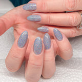 Charme Gel / Holographic Twinkle H49 Faerie Muted Periwinkle Gray Polish
