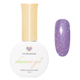 Charme Gel / Holographic Twinkle H72 Spellbound Purple Violet Flash Diamond Reflective Nail Polish