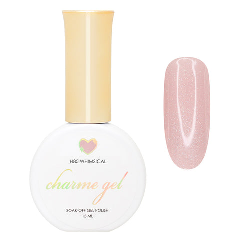 Charme Gel / Holographic H85 Whimsical Pink Neutral Polish