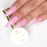Charme Gel / Jelly J03 Garden Rose Pastel Sheer Pink Nail