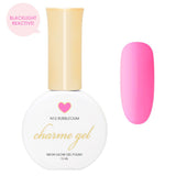 Charme Gel Polish / Neon Glow N12 Bubblegum - Blacklight Reactive Polish Fun Bright Pink 