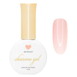 Charme Gel Shimmer S02 Peachy Orange Nude Beige Jelly Polish