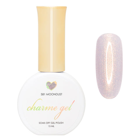 Charme Gel / Shimmer S81 Moondust Iridescent Shimmer Flake Galaxy Nail