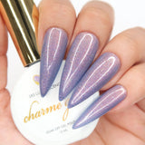 Charme Gel / Shimmer S85 Luminescence Purple Iridescent Shimmer Galaxy Blue Purple Polish