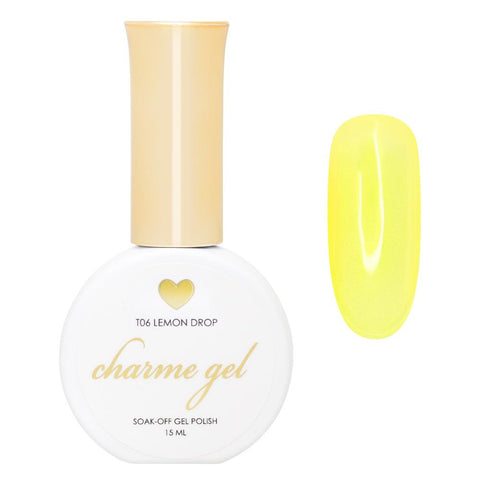 Charme Gel / Tinted Glass T06 Lemon Drop Transparent Sheer Yellow