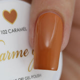 Charme Gel / 102 Caramel Warm Brown Beige Nail Polish