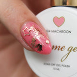 Charme Gel / Jelly J04 Macaroon Sheer Tinted Pink Nail color
