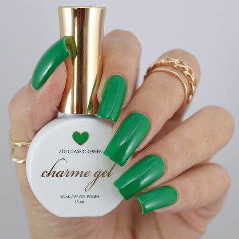Charme Gel / 710 Classic Christmas Green Polish Color Pantone