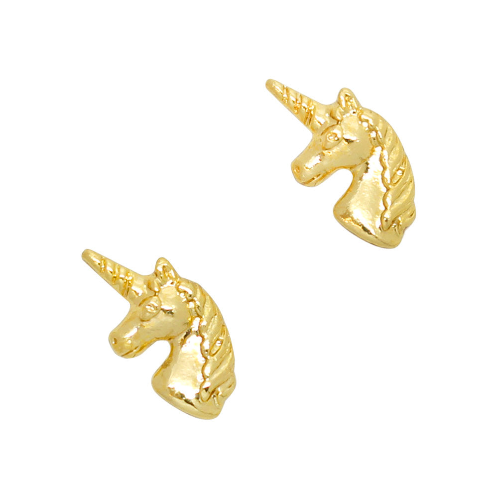 Gold Unicorn Earrings | Kawaii Unicorn Store