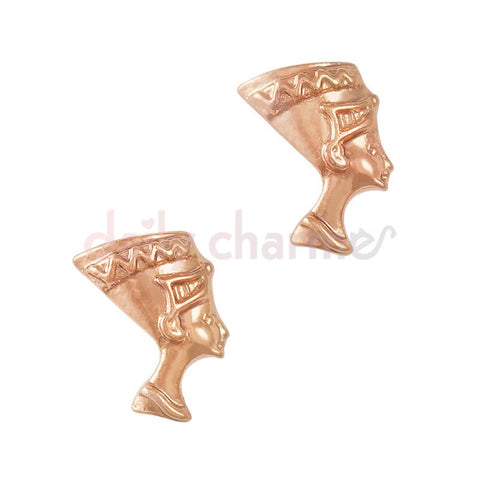 Nail Art Charm Egyptian Queen / Nefertiti / Rose Gold