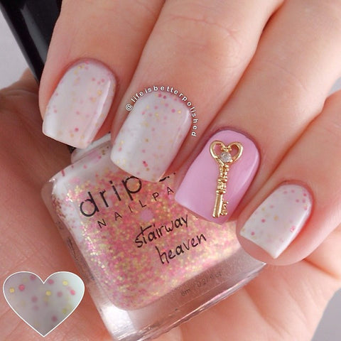 Nail Art Decoration - Key To Your Heart