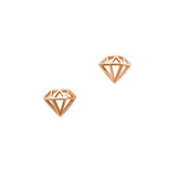 Diamond / Small / Rose Gold Nail Art Charm Jewelry