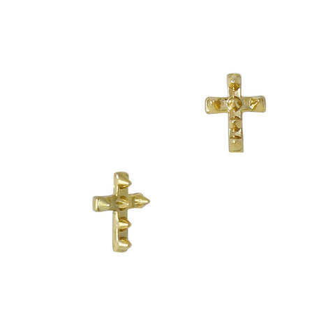 Studded Cross / Gold