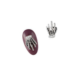 Nail Charm Jewelry - Skeleton Hand / Silver