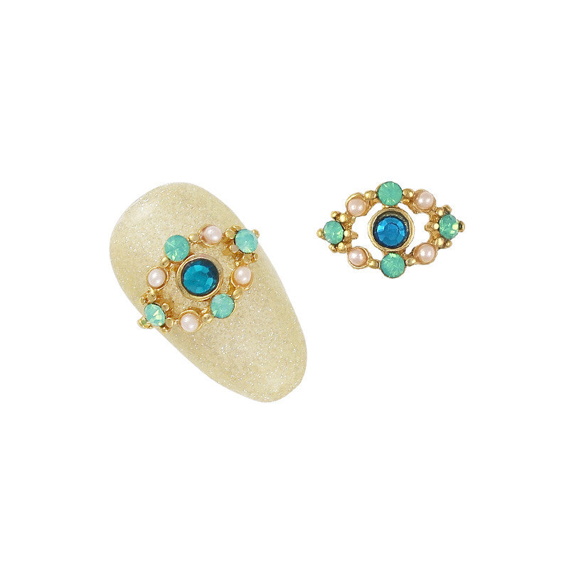 Ornate Evil Eye / Gold / Turquoise – Daily Charme