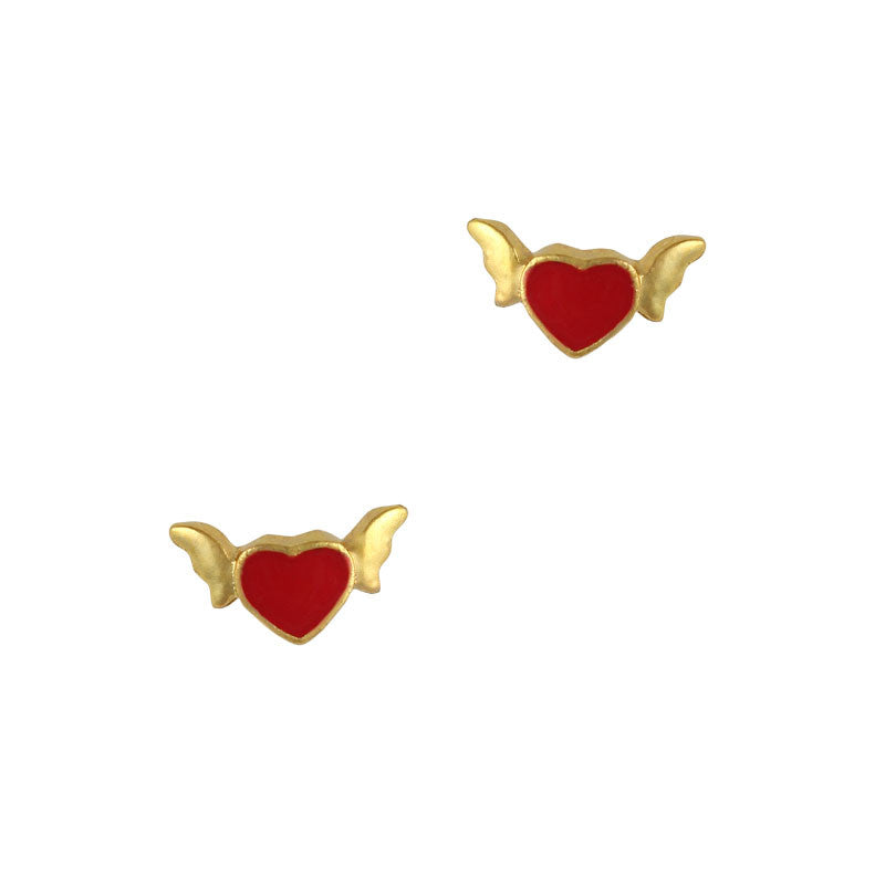 Nail Art Charm Jewelry 3D Flying Heart