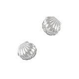 Nail Art Charm Jewelry 3D Shell with Pearl Silver