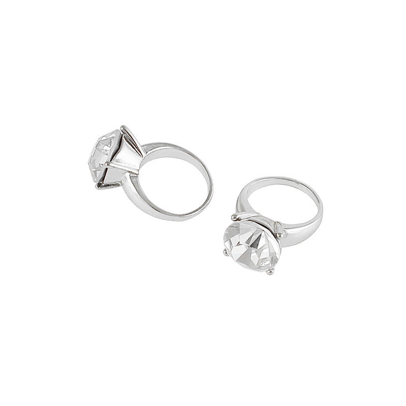 Small Diamond Ring / Silver