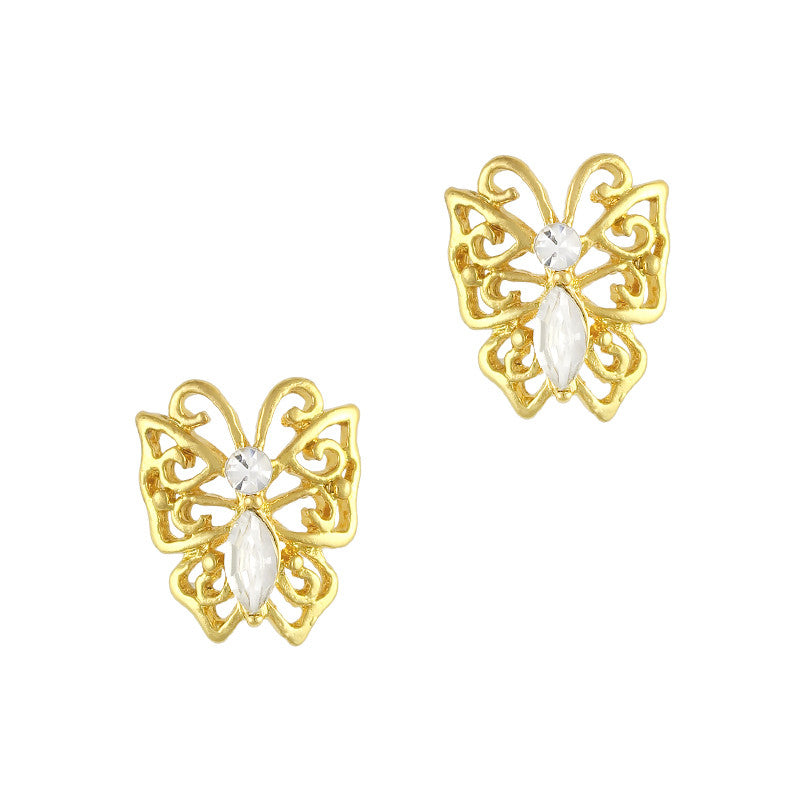 Diamond Butterfly Charme / Gold
