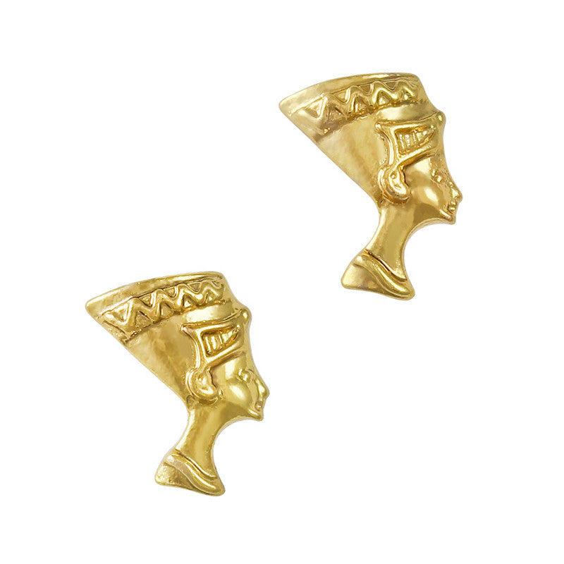 Queen nefertiti gold charm deals