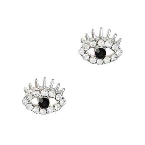 The Eye SilverNail Art Supply Charm Jewelry 3D Decor
