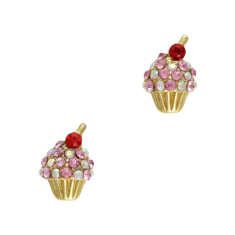 Cherry Top Cupcake Nail Jewelry
