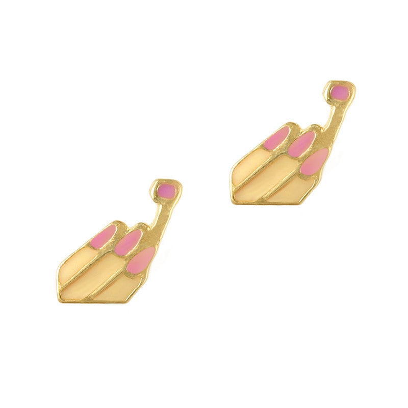 Emoji Love Nail Polish Cute Charm Pink