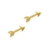 Gold Arrow Cute Charm Nail Art Supply