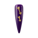 Gold Arrow Cute Charm Nail Art Supply