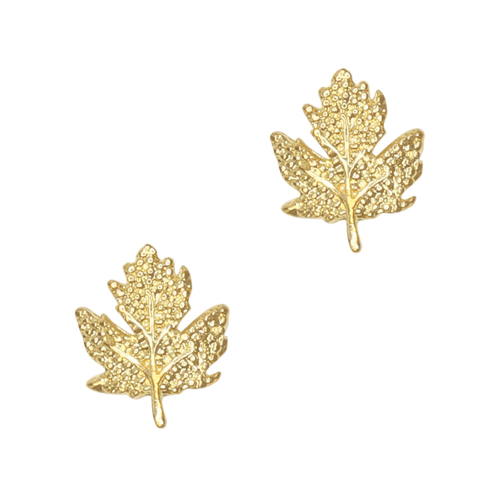 Maple Leaf / Gold Nail Jewelry Charm Canada Fall Autumn Design