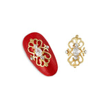 3D Nail Art Jewelry Charm - Ornate Victorian Charme / Gold