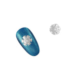 Christmas Nail Art Charm Mini Snowflake Silver Rhinestone Crystal Jewelry