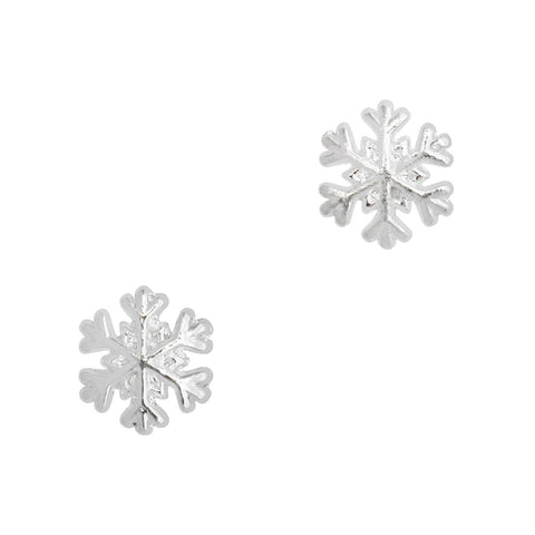 Mini Snowflake No.2 / Silver Holiday Nail Art Charm