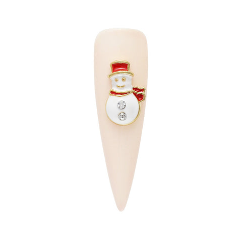 Cute Snowman Christmas Holiday Nail Art Charm