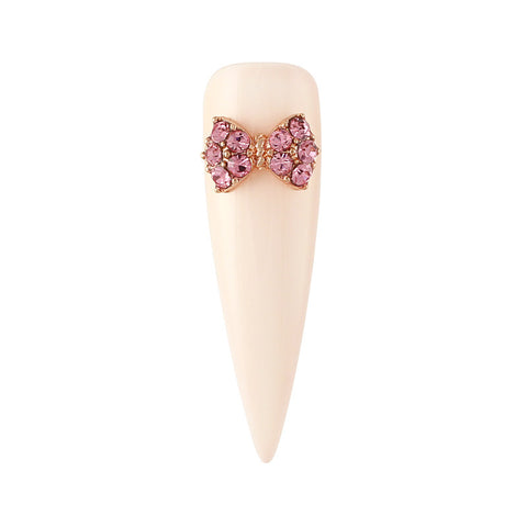 Pink Swarovski Nail Jewelry Decorations