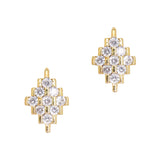 Daily Charme Nail Art Charms Art Deco Diamond / Zircon Charm / Gold