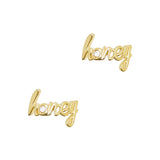 Daily Charme Nail Art Charms Bedazzled Honey / Zircon Charm / Gold