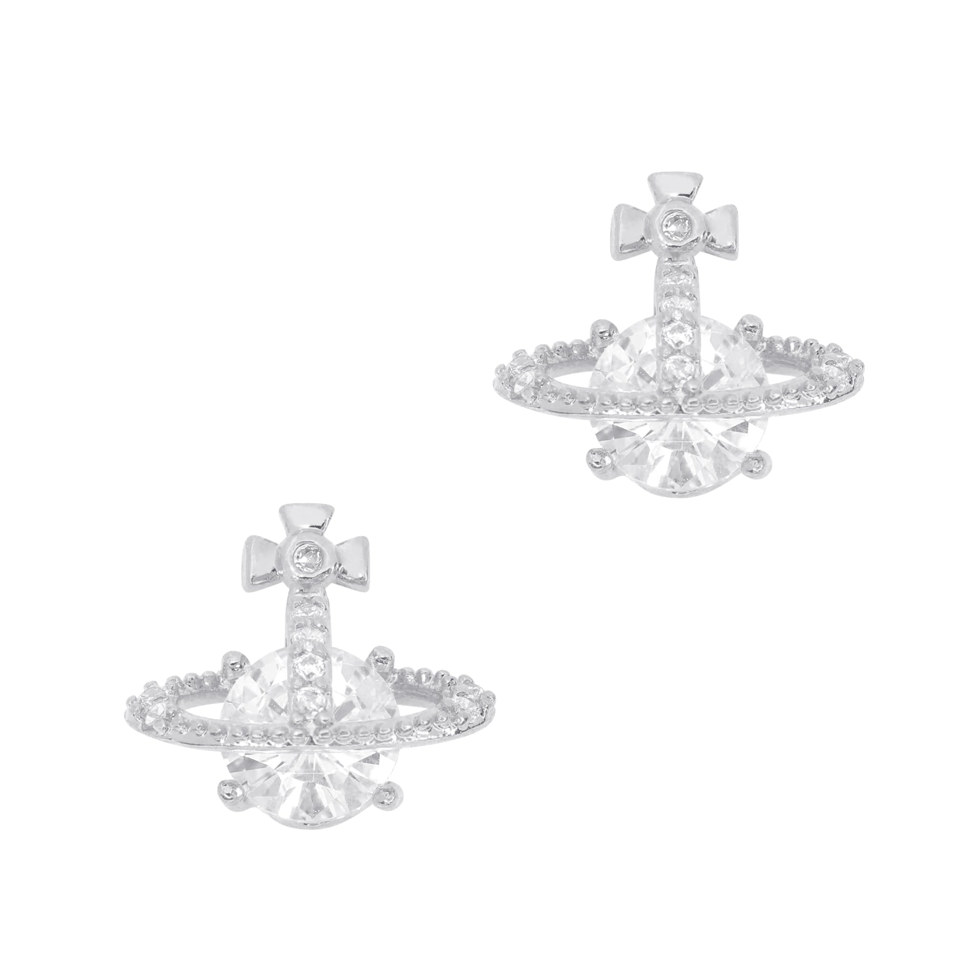 Zircon Four-leaf Clover Nail Charms Luxury Crystal Four Petal