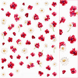 Floral Nail Art Sticker / Amaryllis & Daisy