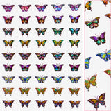 Holographic Butterfly Nail Art Sticker / Le Papillon