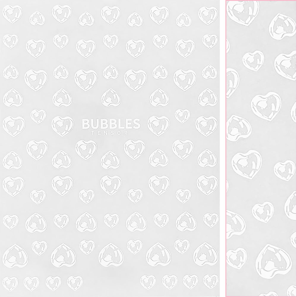 Daily Charme Nail Art | Kawaii Nail Art Sticker / Heart Bubbles