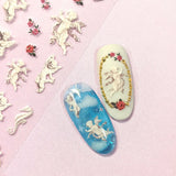 Premium 3D Embossed Nail Art Sticker / Baroque Angels