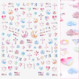 Kawaii Nail Art Sticker / Dreamy Unicorn