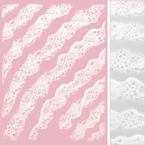 Daily Charme Nail Art | Chic Nail Art Sticker / Sea Foam Mermaid Nails