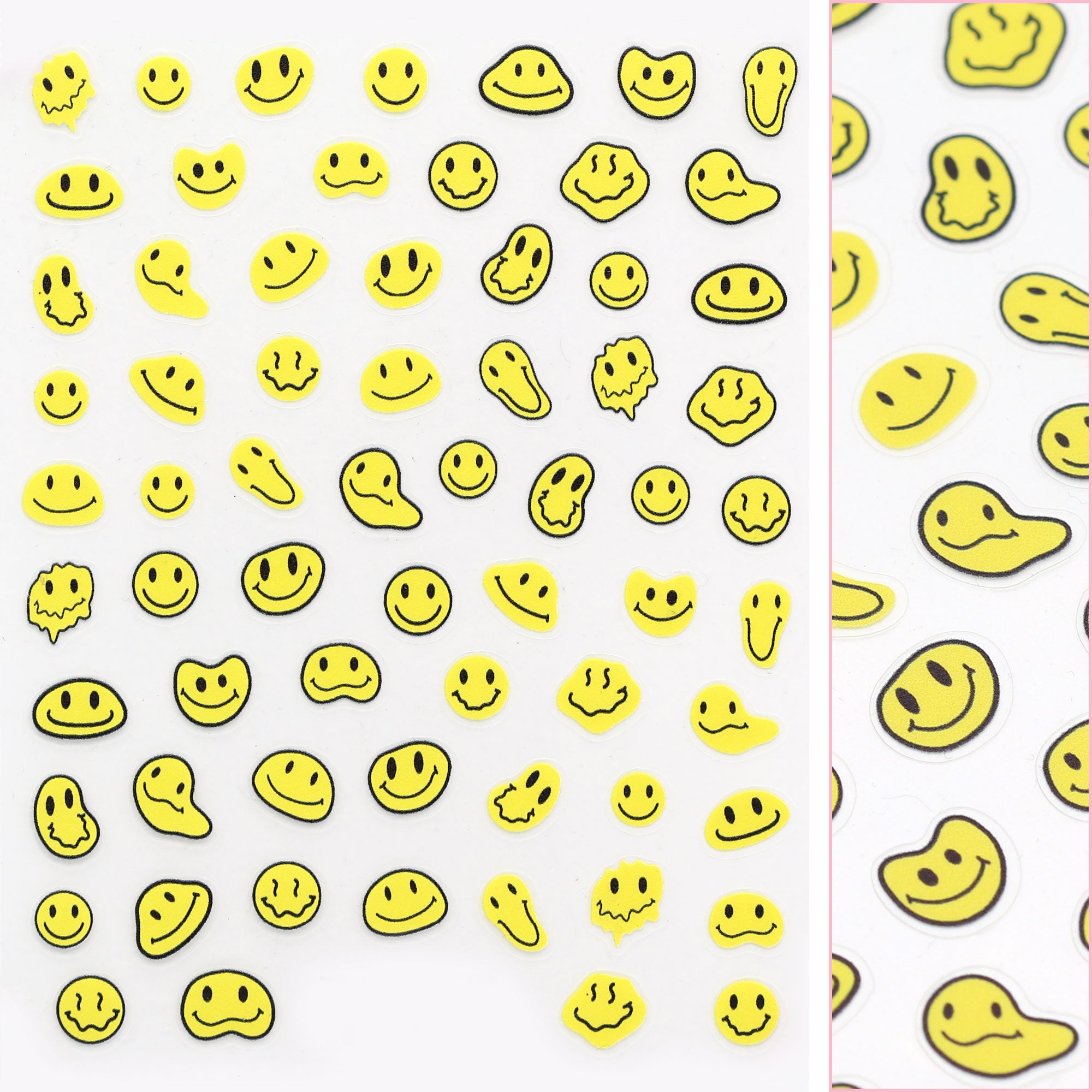 Daily Charme Nail Art | Kawaii Nail Art Sticker / Melty Smiley Faces