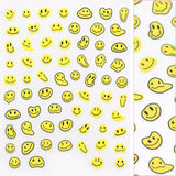 Daily Charme Nail Art | Kawaii Nail Art Sticker / Melty Smiley Faces
