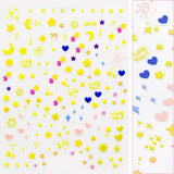 Daily Charme | 3D Embossed Nail Art Sticker / Twinkle Star